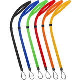 AMUU Neck Lanyard Flat Adjustable 6 Pack 6 Colours,for Walkie-talkie,Cruise,Keys,Pen,Phone,id Badges Holder,Office,Cell Phones,U