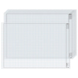 Gilprop 10 Sheets Architectural Vellum Paper 24 x 36 Inch Drafting Vellum Tracing Sheets Drafting Paper Rag with Border and Titl