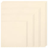 XEmbro 12 PCS Beige Embroidery Fabric for Embroidery Garment Craft, Pre-Cut Natural Cotton Embroidery Cloth Fabric, 4 Different