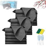 Thickened Magic Cleaning Cloth, Streak Free Magic Fiber Microfiber Cleaning Cloth, Window and Mirror Cleaning Clothes, Microfibe