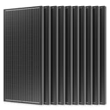 Rvpozwer 18BB N-Type 1000 Watt Solar Panel, 12V 10PCS 100W Solar Panels, 25% High-Efficiency, Monocrystalline PV Modules, for RV
