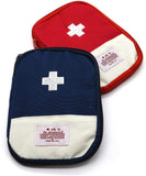 First Aid Bag - First Aid Kit Bag Empty for Home Outdoor Travel Camping Hiking, Mini Empty Medical Storage Bag Portable Pouch (R