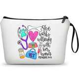 SEAMOON Vet Tech Med Future Veterinarian Thank You Appreciation Gifts Makeup Bag Cosmetic Bag