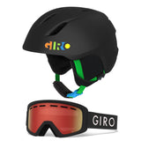 Giro Launch CP Matte Black Party Blocks/Black Zoom Flash SM (52-55.5cm)