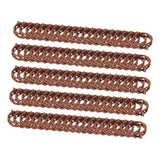 Ujeavette 100 Pieces Plant Clips Flower Plant Clamp For Grape Vine Outdoor Vegetables Brown