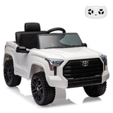Ride on Truck Car, 12V Licensed Toyota Ride on Car w/Remote Control, Battery Powered Electric Car with Music, Spring Suspension,