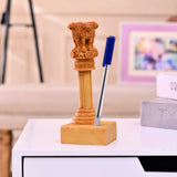 ascension Ashoka Stambh Pen Holder for Office DeskElegant Pen Stand and Desk Decor. Gift for Officer, Teacher, Lawyer, Ashoka P