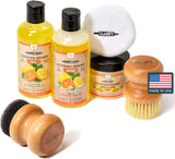 CLARK'S Cutting Board Oil And Wax Kit - Restore The Beauty Of Your Wood - 3-Step Care Solution - Clean Your Wood In All Natural