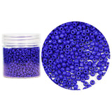 Bala&Fillic Opaque Royal Blue Color 4mm Glass Seed Beads About 1400pcs in Box 6/0 Glass Craft Seed Beads for Jewelry Making (Roy