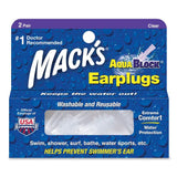 Macks AquaBlock Earplugs 2 pair,Pack of 3