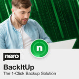 Nero BackItUp - Data Backup Software | Automatic Backup, Data Recovery, Cloud Backup, Fully Automated | Lifetime License | 1 PC