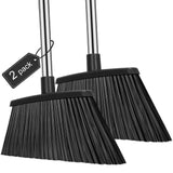 NACENA Heavy Duty Broom, 55 Inch Long Handle Outdoor Large Angle Brooms, Commercial Broom for Sweeping Indoor, for Home Garage K
