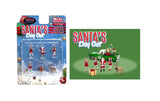 American Diorama Santas Day Out 1:64 Metal Figures Set AD76508 (4 Figures + 1 Reindeer + 1 Gift Box)