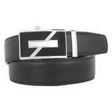 Zacharias MenS Pu Leather 35 Mm Reversible Belt Sl01 (Black_Free Size) (Pack Of 1)