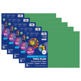 Tru-Ray Construction Paper, Holiday Green, 12 x 18, 50 Sheets Per Pack, 5 Packs