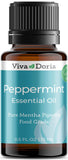 Viva Doria 100% Pure Northwest Peppermint Essential Oil, Undiluted, Food Grade, Steam Distilled, Made in USA, 15 mL (0.5 Fluid O