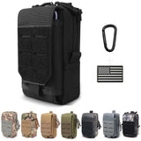 Molle Utility Pouch EDC Cell Phone Pouch for Vests, Tactical Waist Bag for Men Gadget Organizer Pack Purse Mobile Phone Case Hun