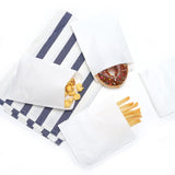 100-pack 6x8 Inches White Kraft Paper Bags for Bakery Cookies Treats Snacks Sandwiches Popcorn Small Gift bag