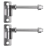ZOOKASEA Heavy Duty J Bolt Gate Hinge, 304 Stainless Steel Gate Hinge, One-Piece Heavy Duty 5/8 Pin, 2-Pack Wall-Mounted for Far