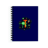Plan To Gift Notebook Small Alphabet T Notebook Wire Bound Spiral Printed Pages:160 (Size A5)