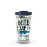 Tervis Bite Me Made in USA Double Walled Insulated Tumbler Travel Cup Keeps Drinks Cold & Hot, 16oz, Classic