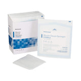 McKesson Woven Gauze Sponges, Sterile, 12-Ply, 100% Cotton, 4 in x 4 in, 2 per Pack, 600 Packs, 1200 Total