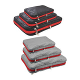 Enakshi 3Pcs Compression Packing Cubes Set Expandable For Travel Black|Home & Garden | Household Supplies & Cleaning | Home Orga