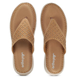 Ortho Joy Doctor Fancy Slipper For Women || Orthopedic Women'S Fancy Sandal For Women,Beige,7,B0CTHV6SS4