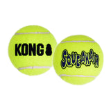 KONG - Squeakair Ball - Dog Toy Premium Squeak Tennis Balls, Gentle on Teeth - Large