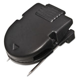 Advantus 75344 Fabric Panel Wall Clips, Standard Size, Black, 20/Box