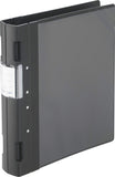 Wedo Ergogrip 5818001 Presentation Folder (A4, 4-Ring Mechanism, Plastic, 31.3 x 5.6 x 28.0 cm) Black