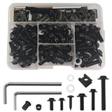 SamWinGear Motorcycle Fairing Bolt Kit 177 PCS Fairing Bolt Kit for GSXR Motorcycle Fairing M5 M6 Stainless Steel Windscreen Scr