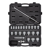 TEKTON 3/4 Inch Drive 12-Point Socket and Ratchet Set with Case, 24-Piece (3/4-2 in.) | SKT35105