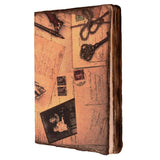 Purpledip Handmade Journal (Vintage Diary) Love Letters: Fire Burnt Handmade Paper Notebook; Unique Gift For Personal Memoir (