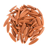 uxcell 200Pcs Plastic Pocket Hole Plugs, 9mm Slant Hole Caps for Pocket Hole Jig Wood Working Tool Accessories, Dark Brown