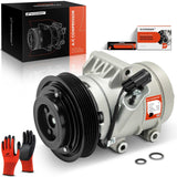 A-Premium Air Conditioner AC Compressor with Clutch Compatible with Ford Fusion 2006-2012, Lincoln MKZ 2010, Zephyr 2006, Mercur