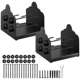 VEVOR 8x8 Post Base 2 Pcs, Inner Size 7.9x7.5 inch / 200x190 mm Post Brackets, Heavy Duty Carbon Steel Decking Posts, Wood Posts