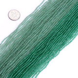 GEM-Inside Green Jade Gemstone Loose Beads for Jewelry Making Genuine Natural Tiny Round Crystal Energy Power Stone 15 2mm