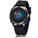 Minilujia Men'S Classic Multifunctional Sports Analog Watch Business Dress Waterproof Luminous Chronograph Starry Sky Moon Phase