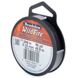Beadalon Wildfire Stringing Thread .006 X50Black