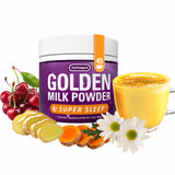 Turmaquik 3.2 Ounce Organic Golden Moon Milk Powder - Super Sleep Blend with Melatonin, Valerian, Chamomile, Lemon Balm, Turmeri
