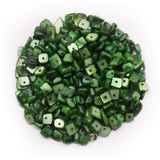 500 pcs Natural Chip Stone Beads, Malachite 5-8 mm Irregular Gemstones Healing Crystal Loose Bead for Jewelry Making Bracelet Cr