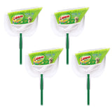 Libman PetPlus Angle Broom with Dustpan, 4 Pack