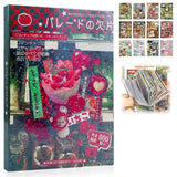 Zivik Japanese Retro Kawaii Sticker Book With 800+ Stickers & 45 Pages For Journaling & Scrapbooking | Cute Aesthetic Decorative