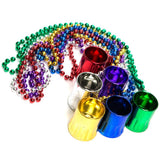 Rhode Island Novelty Mardi Gras Mug Shot Glass Beads 12 Necklaces