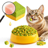 GREMBEB Cat Toy Grass Treats Freeze Dried 2 in 1 250g Fish Oil Chicken Cats Chew Grass Pellet Kitten Catnip for Hairball Removal
