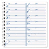 TOPS 44165 Voice Mail Log Book, 8 1/2 X 81/4, 1,400Message Book