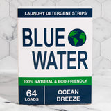Blue Water Laundry Detergent Sheets 64 Count (Up To 128 Loads) - Tru Earth Costs 199% More Than Us Earth Breeze Costs 70% More -Like New