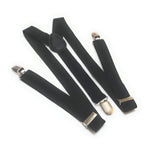 MenS Formal Casual Oversize Plus Size Suspender Belt (Black, 3Xl)
