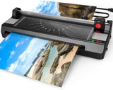 Laminator Machine for A3/A4/A6, YE381 13inch Thermal & Cold Laminating Machine for Home Office School Teacher Use with 120 Pouch